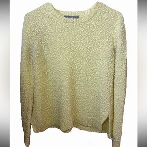 Pale Yellow Marled Sweater